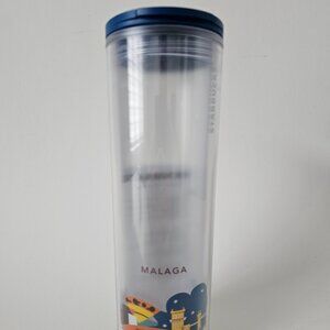 NEW STARBUCKS You Are Here Malaga, Spain Double Wall Tumbler w/SKU 16floz/473ml